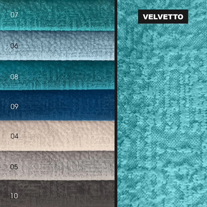 Дамаски в различни цветове за легла Mattro - Velvetto
