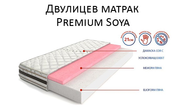 Предпочитани матраци - Premium Soya