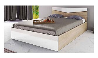 Спалня Сити 2010 - бял гланц